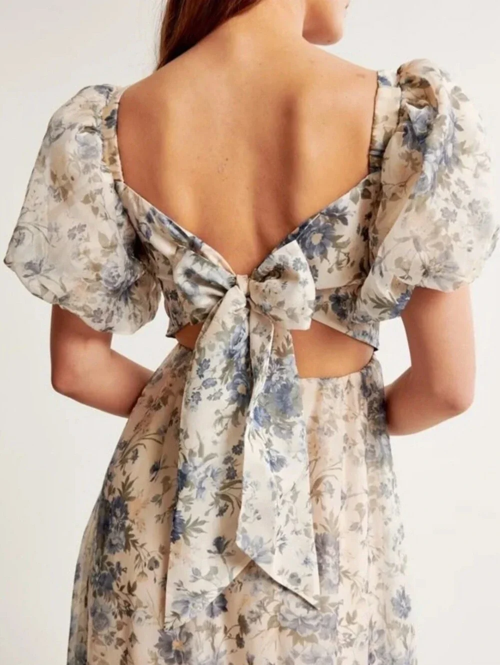 Abercrombie & Fitch | Emerson Drama Bow-Back Maxi Dress